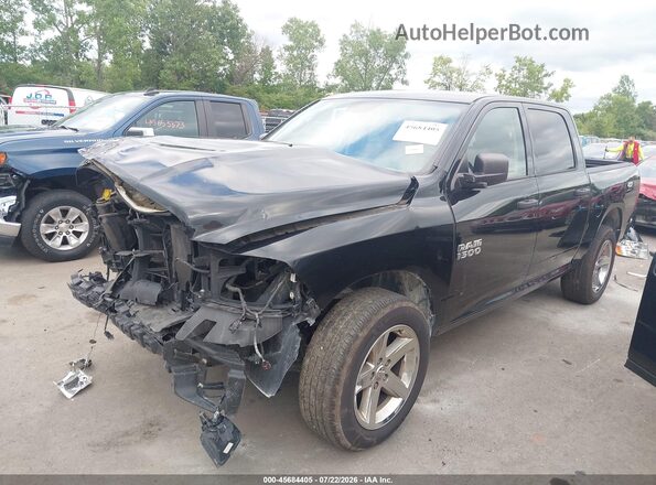 1C6RR7KG3GS316224 2016 RAM 1500 Черный Передняя левая четверть