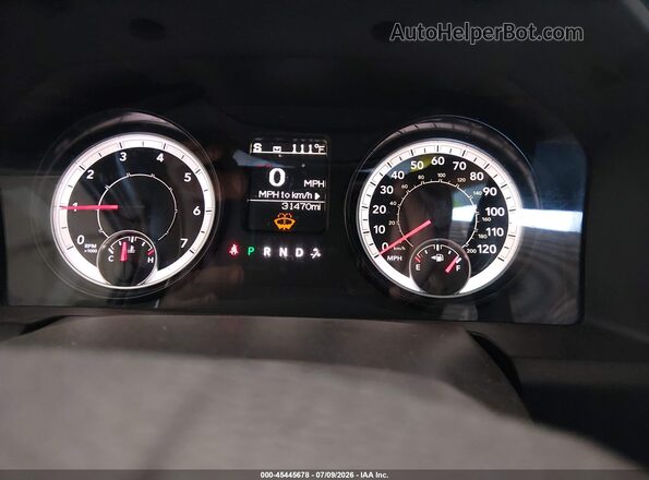 1C6RR7KG3GS362524 2016 RAM 1500 Gray Widok tylnych siedzeń