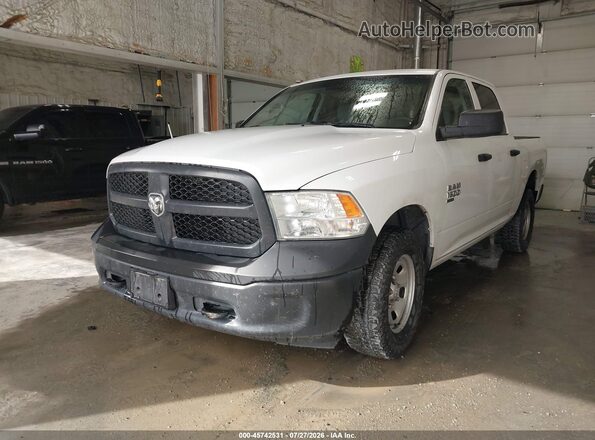 1C6RR7KG3MS564534 2021 RAM 1500 CLASSIC White წინა მარცხენა ხედი სამი მეოთხედიდან