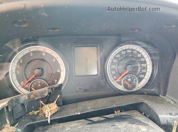 1C6RR7KG4GS126495 2016 RAM 1500 White Instrument cluster view