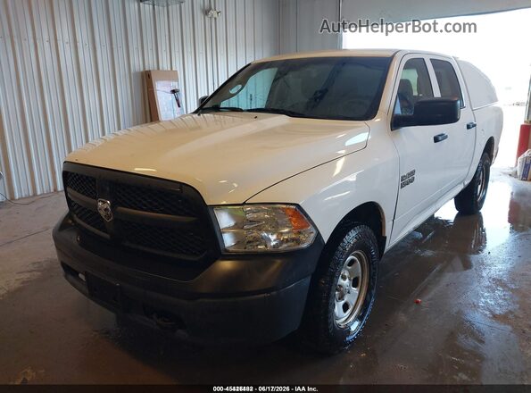 1C6RR7KG4JS318989 2018 RAM 1500 White Vista tres cuartos delantera izquierda