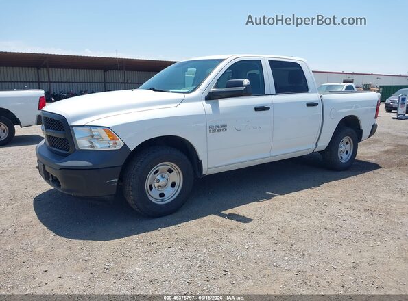 1C6RR7KG5JS300484 2018 RAM 1500 White წინა მარცხენა ხედი სამი მეოთხედიდან
