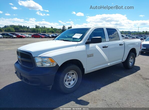 1C6RR7KG5JS300520 2018 RAM 1500 Белый Передняя левая четверть