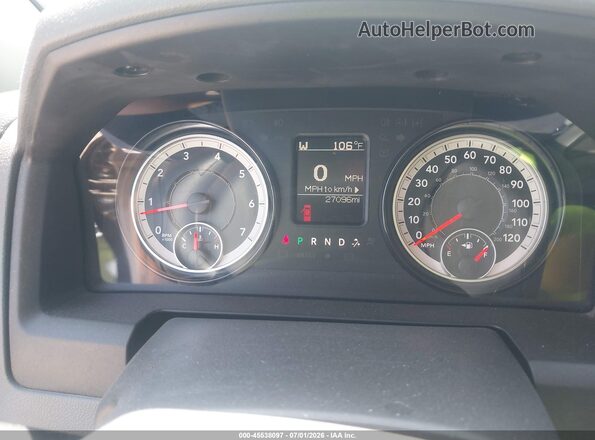 1C6RR7KG5JS306740 2018 RAM 1500 Gray Rear seats view