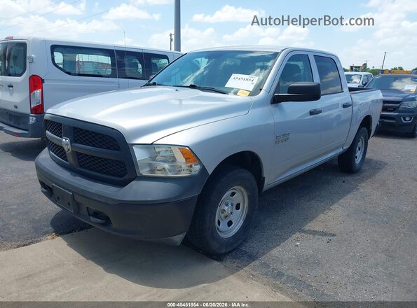 1C6RR7KG6GS369659 2016 RAM 1500 Silver წინა მარცხენა ხედი სამი მეოთხედიდან