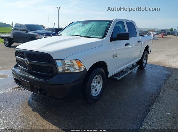 1C6RR7KG6JS323109 2018 RAM 1500 White Передня ліва чверть