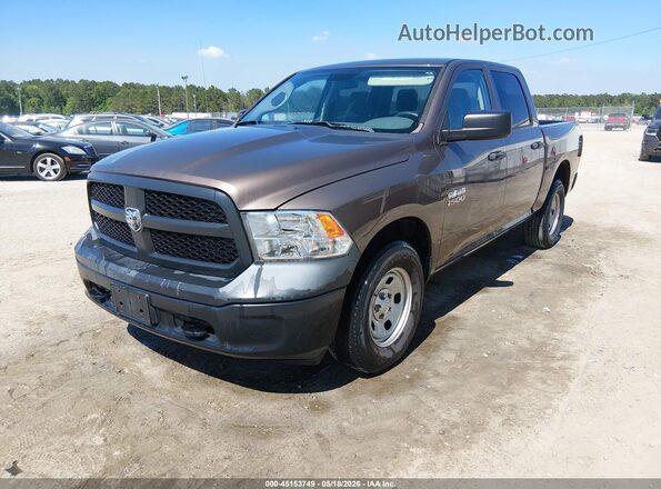 1C6RR7KG6JS323112 2018 RAM 1500 Brown Передня ліва чверть