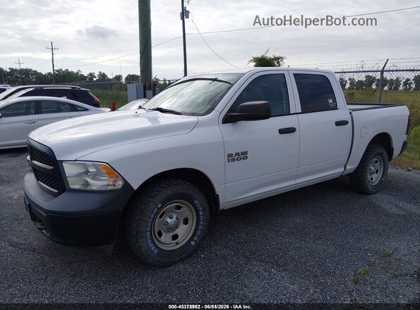 1C6RR7KG7GS284992 2016 RAM 1500 White Առջևի ձախ երեք քառորդ տեսարան