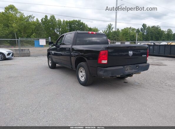 1C6RR7KG7GS345385 2016 RAM 1500 Black Trasero izquierdo
