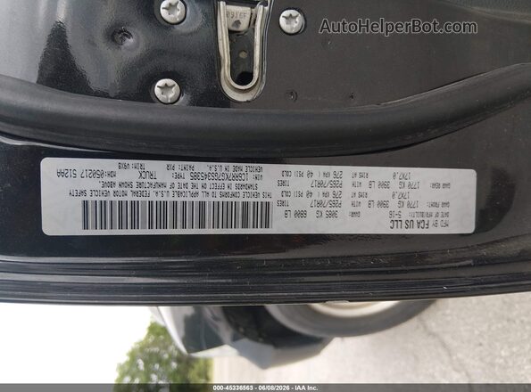 1C6RR7KG7GS345385 2016 RAM 1500 Black Vista del compartimento del motor