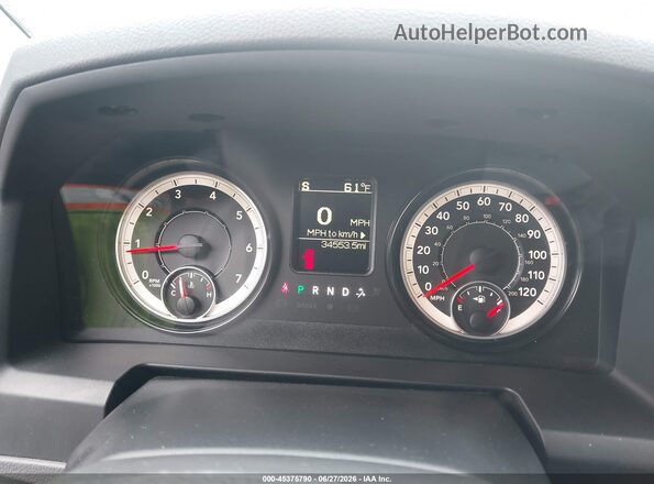 1C6RR7KG7GS396174 2016 RAM 1500 Black Вид задніх сидінь