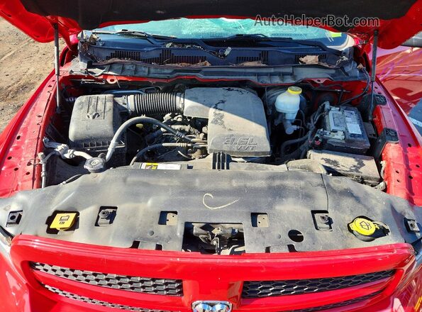 1C6RR7KG7JS102490 2018 RAM 1500 Red უკანა სალონის ხედი