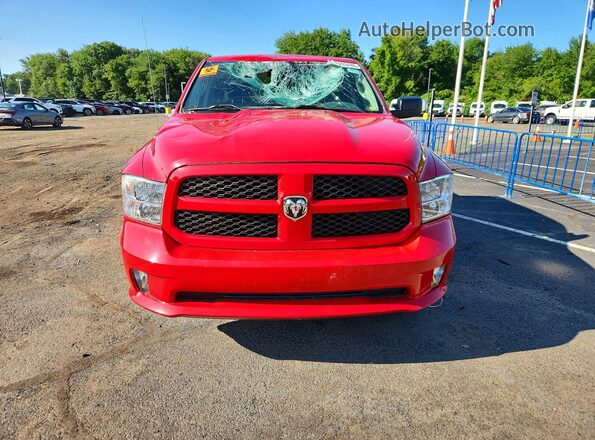 1C6RR7KG7JS102490 2018 RAM 1500 Red წინა ხედი