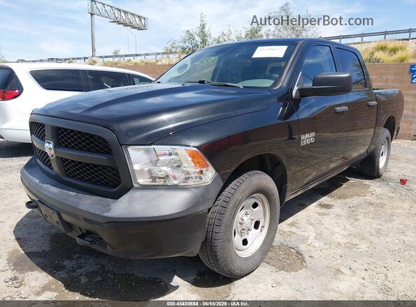 1C6RR7KG7JS293134 2018 RAM 1500 Black Front left