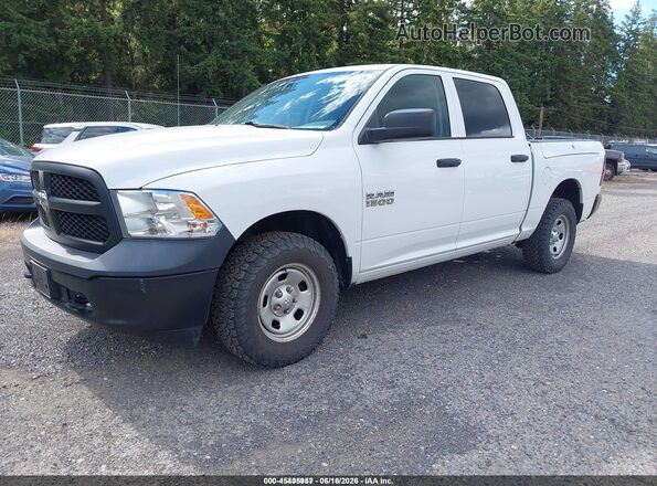 1C6RR7KG7JS300521 2018 RAM 1500 White Передня ліва чверть