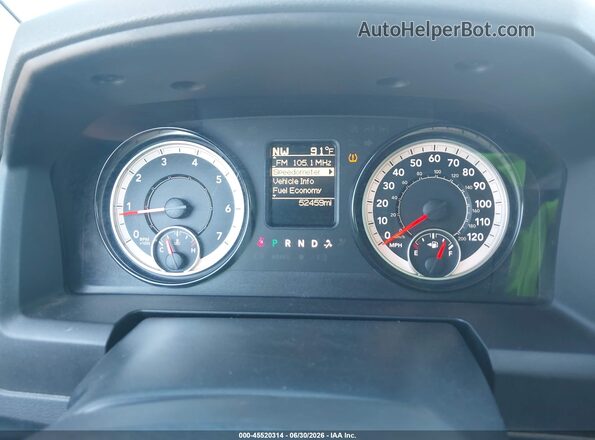1C6RR7KG7JS306741 2018 RAM 1500 Blue Rear seats view
