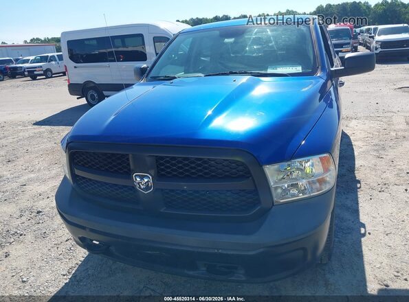 1C6RR7KG7JS306741 2018 RAM 1500 Blue Front view