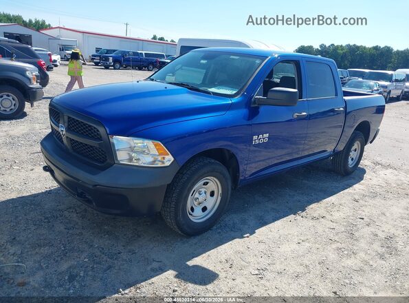 1C6RR7KG7JS306741 2018 RAM 1500 Blue Front left
