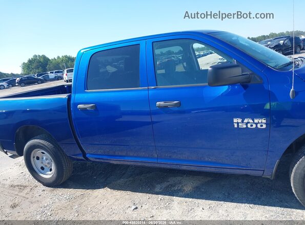 1C6RR7KG7JS306741 2018 RAM 1500 Blue Rear interior view