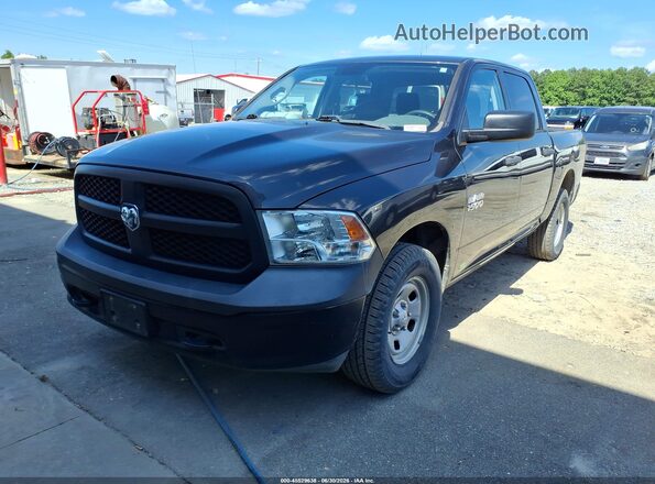 1C6RR7KG7JS306755 2018 RAM 1500 Black Передня ліва чверть