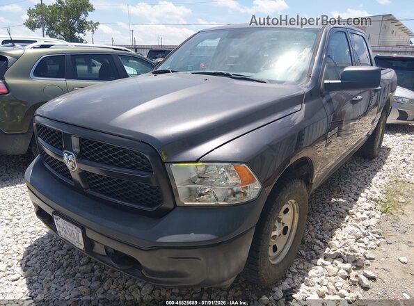 1C6RR7KG7KS548480 2019 RAM 1500 CLASSIC Gray Առջևի ձախ երեք քառորդ տեսարան
