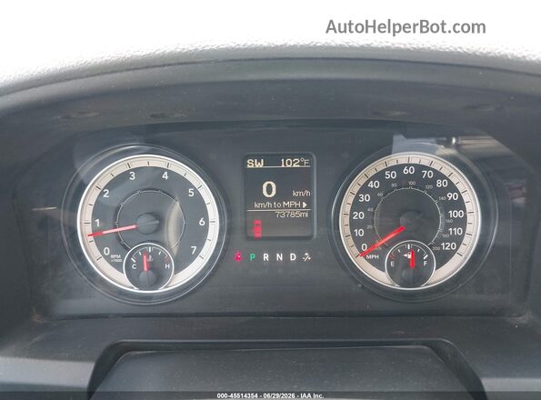 1C6RR7KG8GS362518 2016 RAM 1500 White Вид задніх сидінь