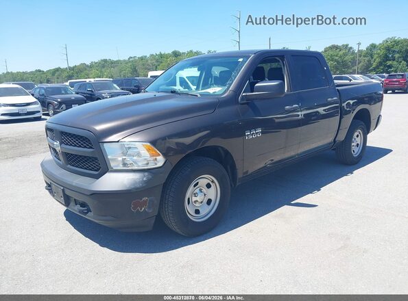1C6RR7KG8HS770132 2017 RAM 1500 Black Front left