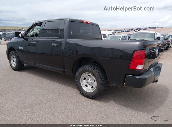 1C6RR7KG8JS318980 2018 RAM 1500 Black Trasero izquierdo