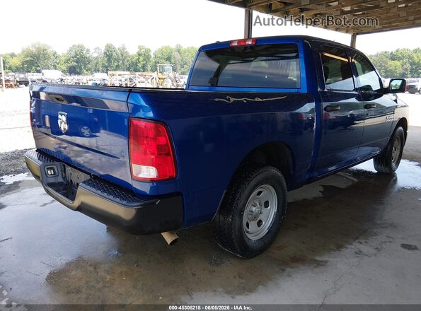 1C6RR7KG9GS345386 2016 RAM 1500 Blue Trasero derecho