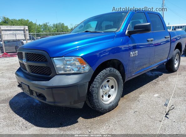 1C6RR7KG9JS293104 2018 RAM 1500 Blue Front view