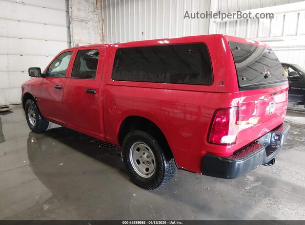 1C6RR7KG9JS293121 2018 RAM 1500 Red Rear left
