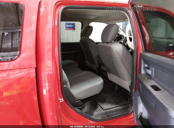 1C6RR7KG9JS293121 2018 RAM 1500 Red VIN sticker view
