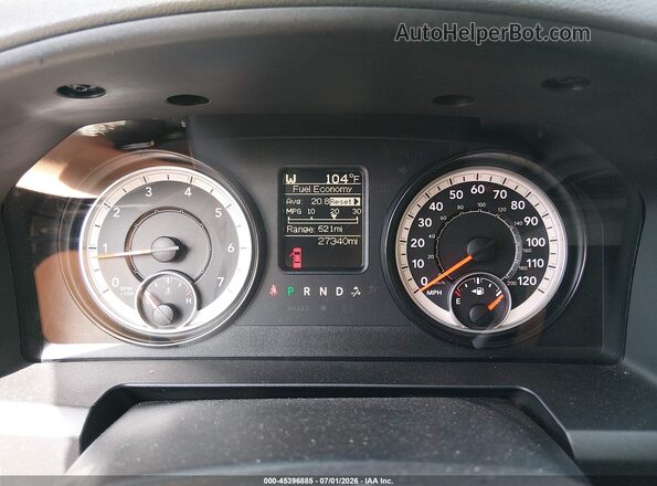 1C6RR7KGXGS362536 2016 RAM 1500 Black Vista de los asientos traseros