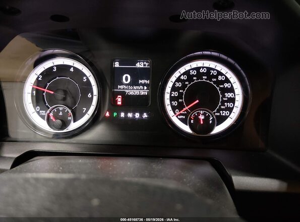 1C6RR7KGXHS770147 2017 RAM 1500 Blue Հետևի նստատեղերի տեսք