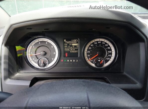 1C6RR7KGXJS291524 2018 RAM 1500 Blue Rear seats view