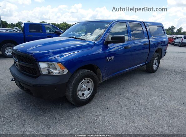 1C6RR7KGXJS291524 2018 RAM 1500 Blue Front left