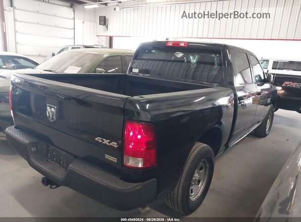 1C6RR7KGXJS306748 2018 RAM 1500 Black Rear right