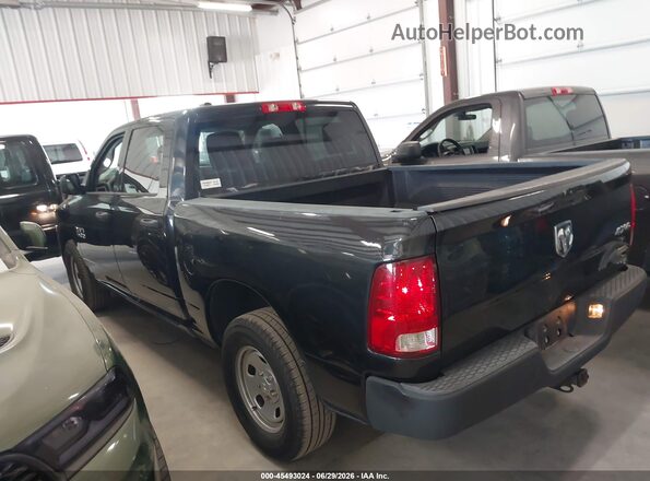 1C6RR7KGXJS306748 2018 RAM 1500 Black Rear left