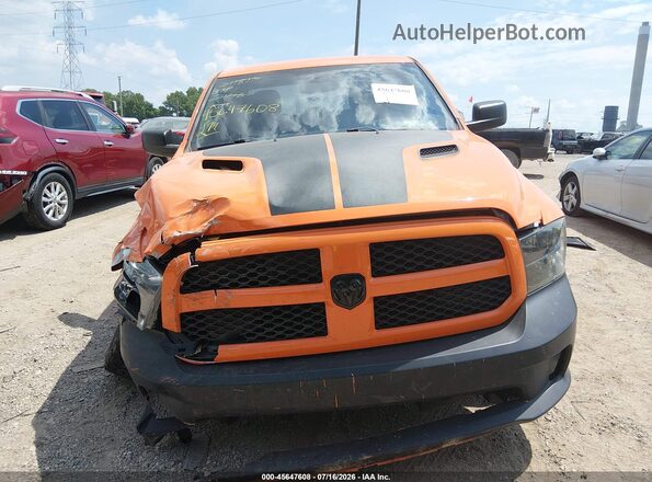 1C6RR7KT1KS620951 2019 RAM 1500 CLASSIC Orange Вид щитка приладів