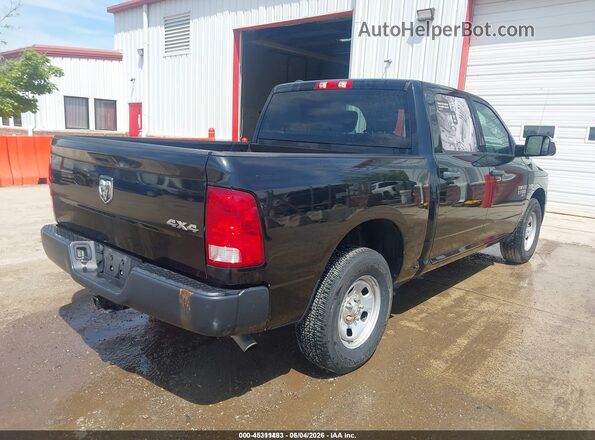 1C6RR7KT1KS651522 2019 RAM 1500 CLASSIC Black Задня права чверть