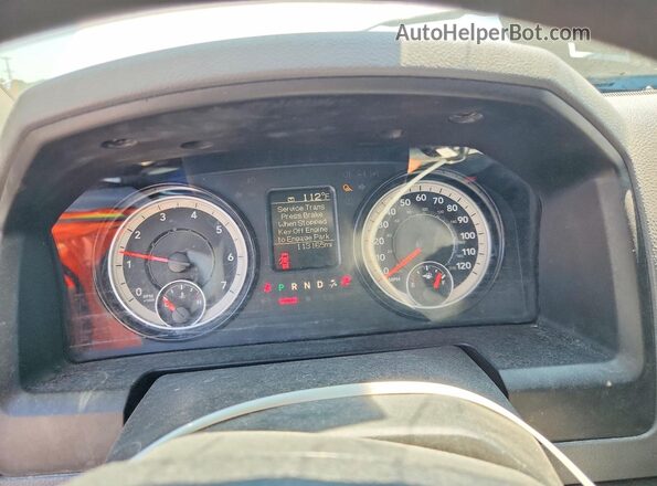 1C6RR7KT2KS667809 2019 RAM 1500 White ხელსაწყოთა პანელის ხედი