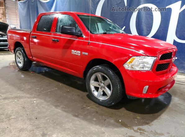 1C6RR7KT4HS846359 2017 RAM 1500 Red Przód prawy