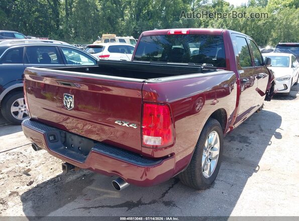 1C6RR7KT4KS523761 2019 RAM 1500 CLASSIC Red უკანა მარჯვენა