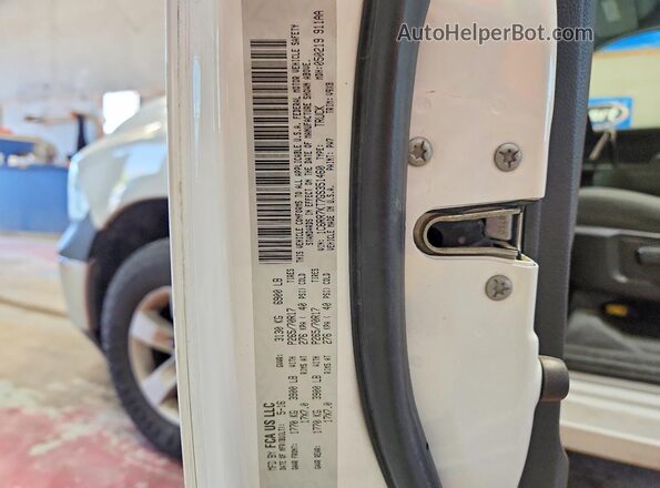 1C6RR7KT7GS351460 2016 RAM 1500 White ძრავის განყოფილების ხედი