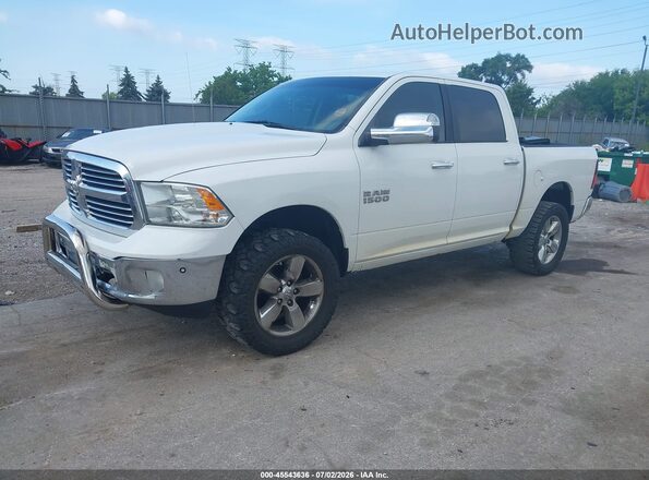 1C6RR7LG1GS158481 2016 RAM 1500 White Առջևի ձախ երեք քառորդ տեսարան
