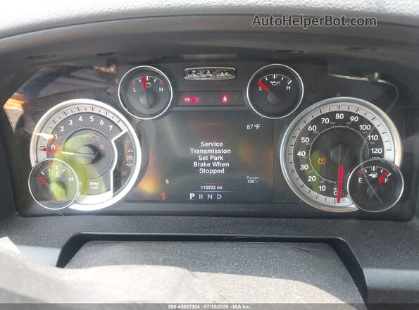 1C6RR7LG5GS410703 2016 RAM 1500 Black უკანა სავარძლების ხედი