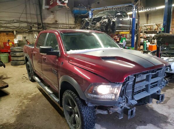 1C6RR7LG6KS740830 2019 RAM 1500 Burgundy Delantero derecho