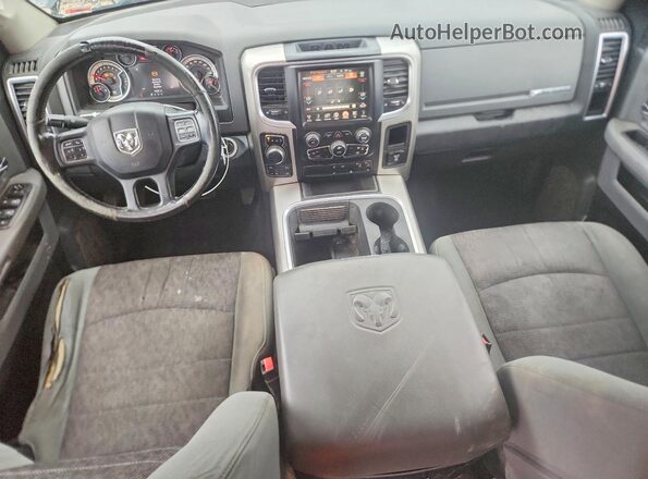 1C6RR7LG7GS123220 2016 RAM 1500 Black Առջևի վահանակի տեսք