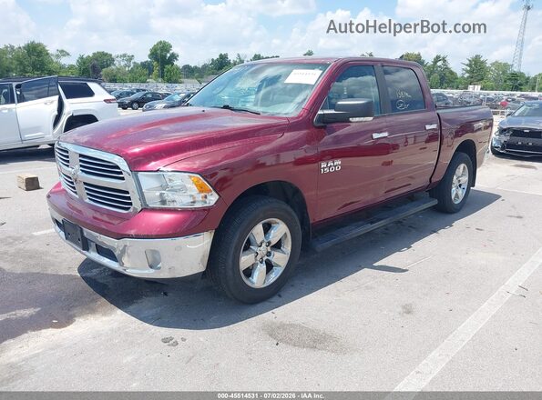 1C6RR7LG8GS411909 2016 RAM 1500 Burgundy Передня ліва чверть
