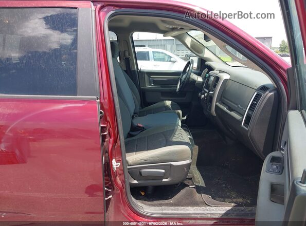 1C6RR7LG8GS411909 2016 RAM 1500 Burgundy Вид салону спереду